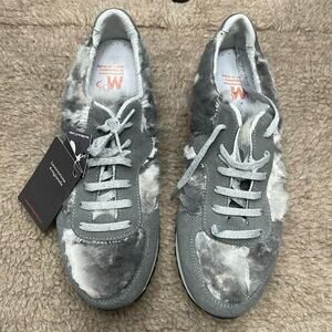 La Montelliana M65 Rabbit Fur Sneakers Gray Size 42 New Retails $660